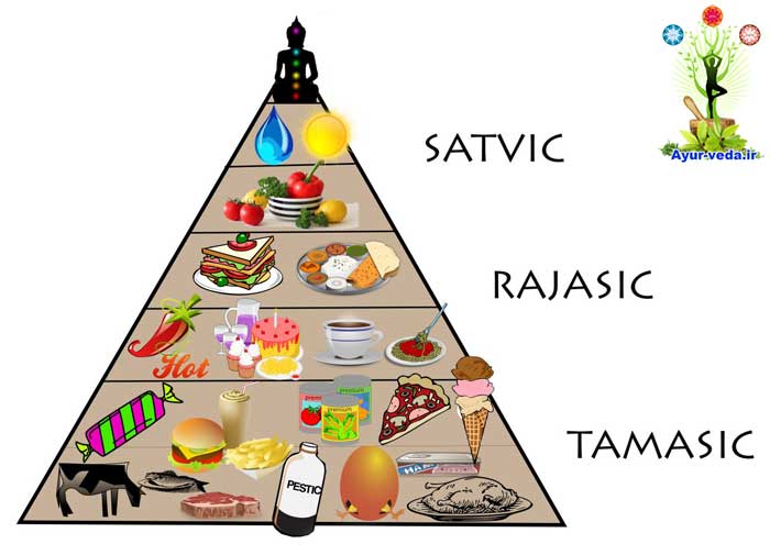 satvic foods - تاماسیک - ساتویک - راجاسیک